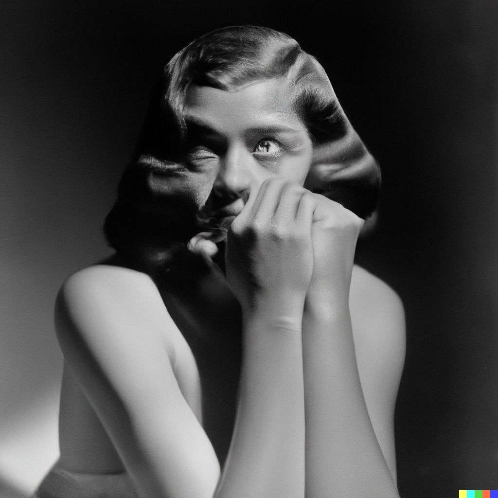 a representation of anxiety, photograph taken by George Hurrell